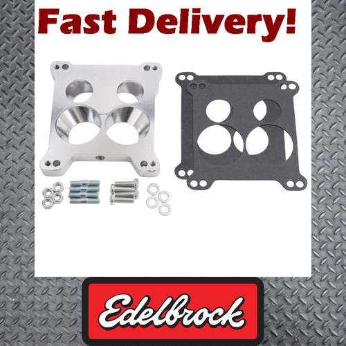 Edelbrock 2696 Carb Adapter for 4150 SquareBore to Stock Quadrajet