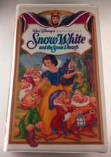Snow White and the Seven Dwarfs VHS 1937 Adriana Caselotti TESTED
