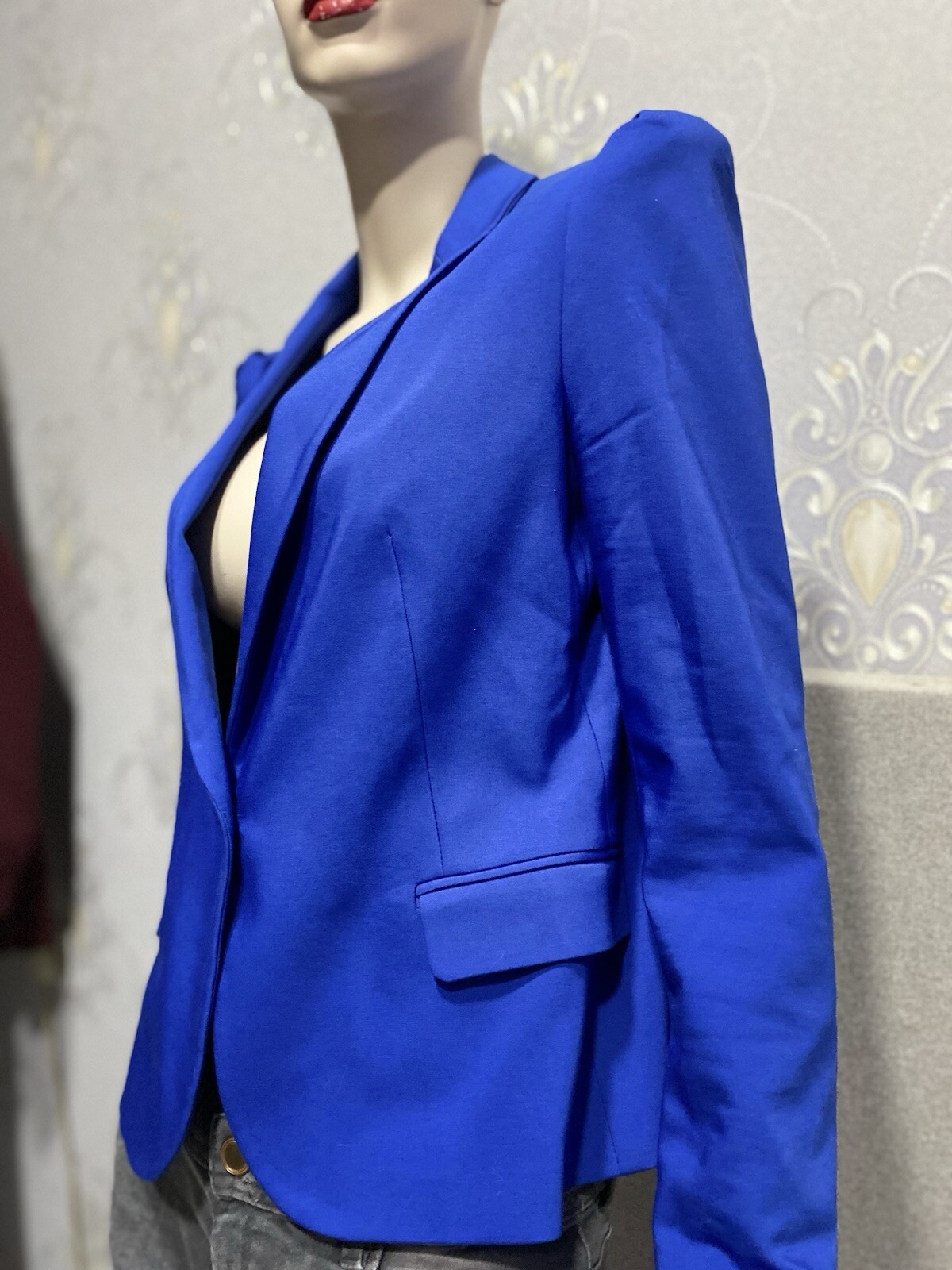 Zara Basic Jacket Blazer  Made in Spain Size L - image 3