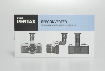 Asahi Pentax Refconverter Operating Manual