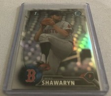 2016 Bowman Chrome Draft Baseball Mike Shawaryn Boston Red Sox Refractor #BDC-95