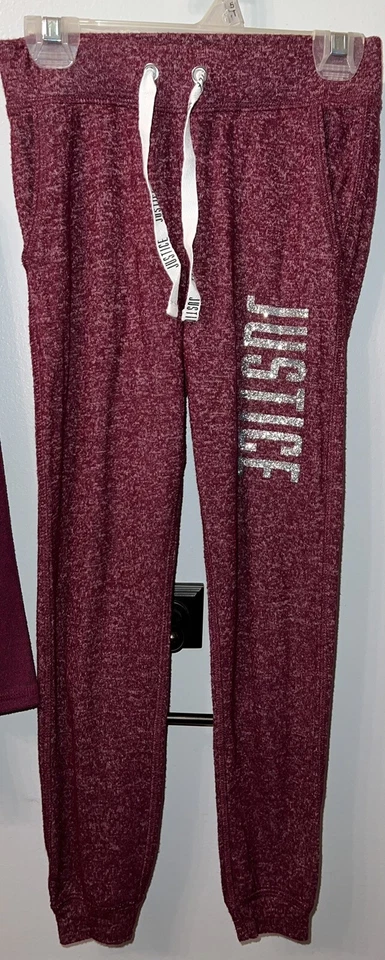 Conjunto de 2 sudaderas con capucha/corretes Justice Active para niñas - usado en excelente estado - talla 6/7 Foto 2 de 4
