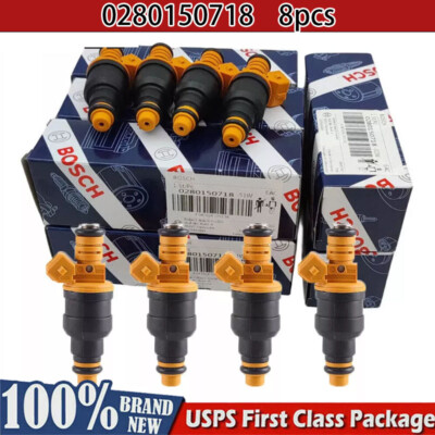 8X Upgrade Fuel Injectors For Ford F150 F250 F350 4.6L 5.0L 5.4L 5.8L 0280150718