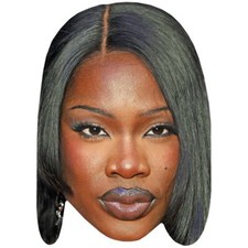 Vivian Oparah Make Up Celebrity Mask, Flat Card Face, Fancy Dress Mask