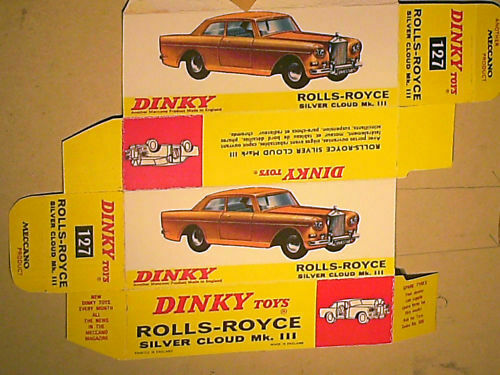DINKY TOYS 150 (GB),ROLLS-ROYCE SILVER WRAITH,BOITE ORIGINALE