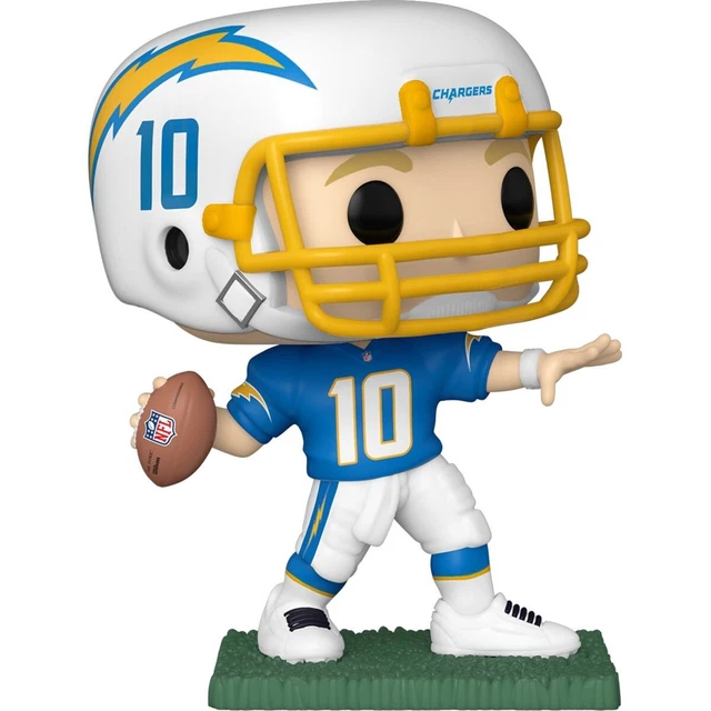 Funko Pop NFL Los Angeles Chargers Justin Herbert (Home Uniform) #162 +Protector
