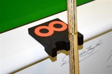 RED 8 BALL RUBBER CUE CLAW FOR 2 CUES **CUE NOT INCLUDED**