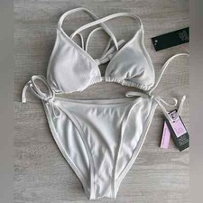 Wild Fable Women s White Bikini