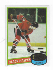1980-81 TOPPS TERRY RUSKOWSKI #119 CHICAGO BLACK HAWKS  (UNSCRATCHED)