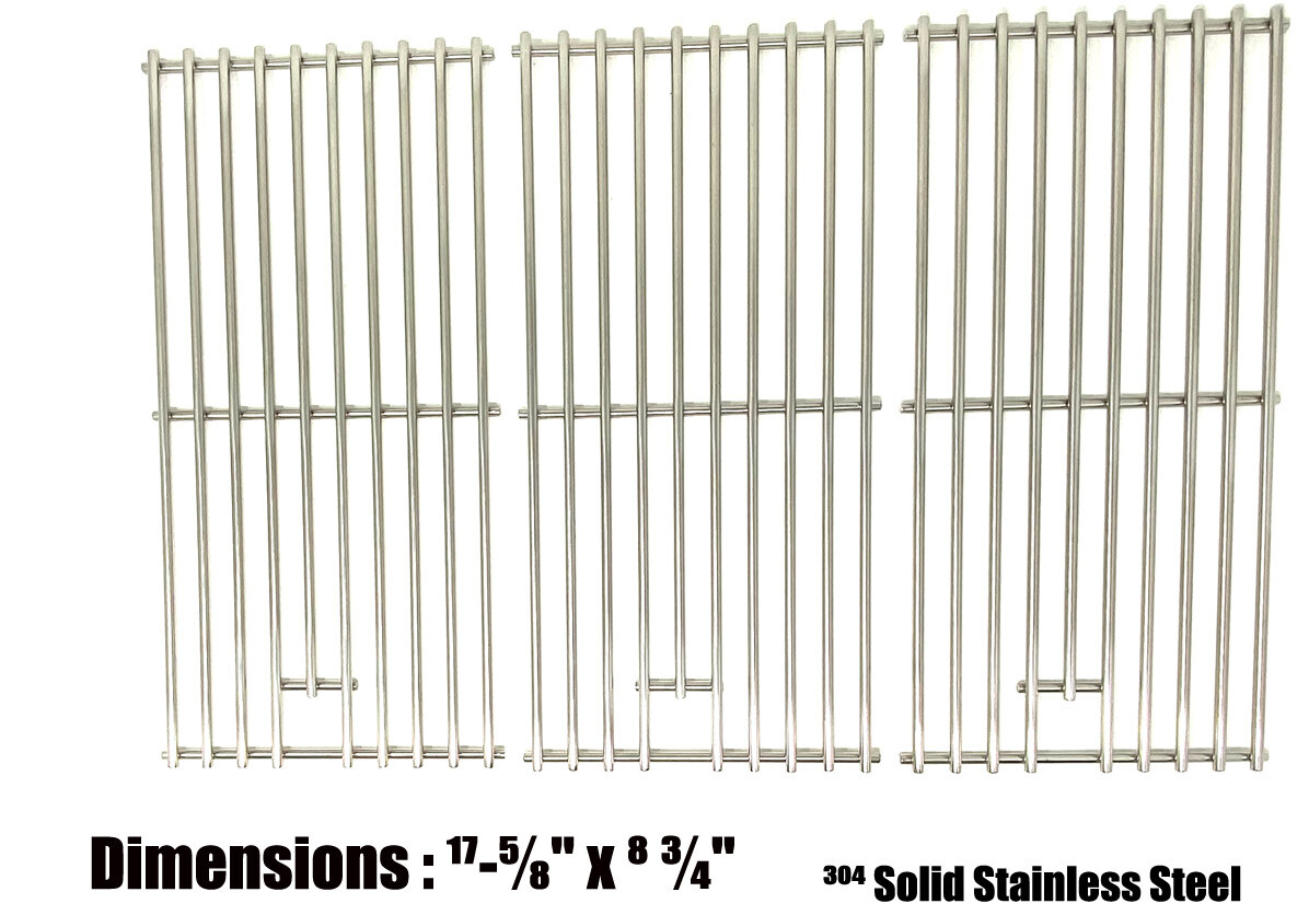 Grillrost-Set Für Kenmore & Master Forge Grills – 3-teilig, Edelstahl, 43,2 X 21,6 Cm Pro Rost