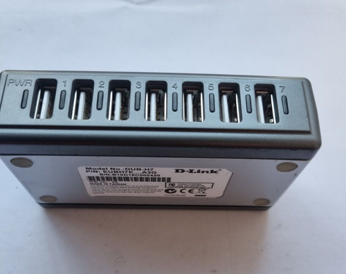 D-LINK DUB-H7 EUBH7E-A3G VER A3 USB 2.0 HUB (IN20S3B3) NO POWER SUPPLY - Picture 2 of 4