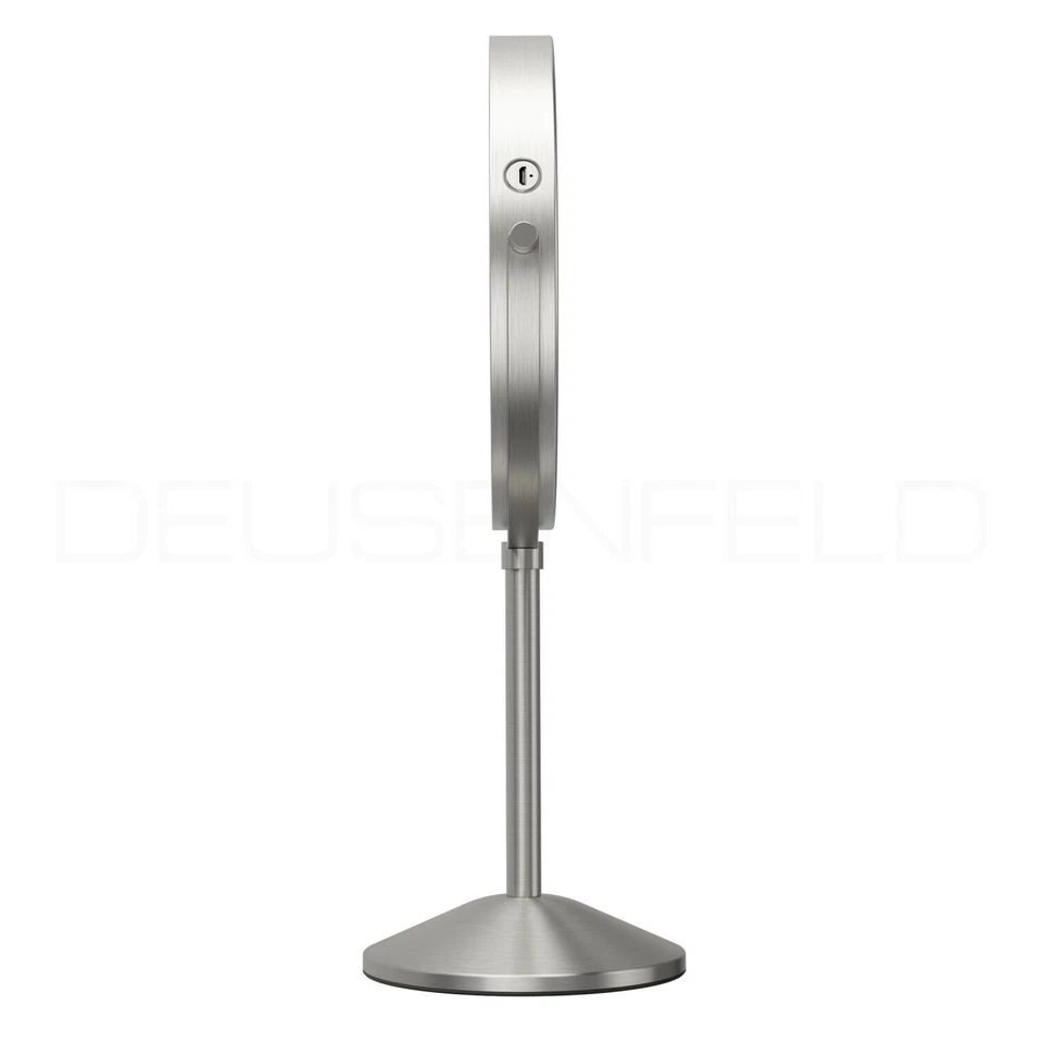DEUSENFELD SL7EFA Akku Batterie LED Doppel Stand Kosmetikspiegel, 7-fach +Normal - Bild 4 von 4