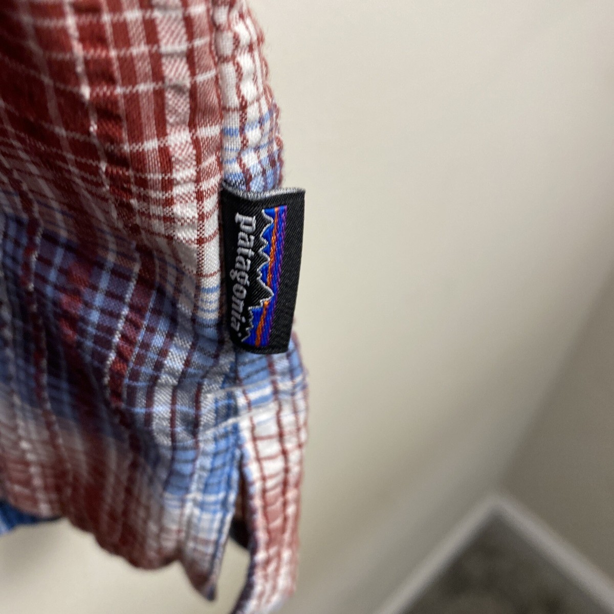 03年製 Patagonia Plaid Short Sleeve Shirt Patagonia Button Down Short Sleeve Shirt