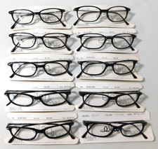 VINTAGE 10 Pc. LOT ELAN 9225 BLACK EYEGLASS FRAME LOT NEW OLD STOCK  HU1 