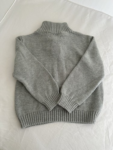 Nautica Boys Gray Cable Knit Sweater Size 4T - Picture 5 of 6