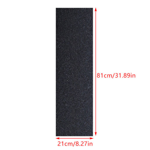 Skateboard Grip Tape Roll Waterproof Skate Board Deck Sandpaper Tape 81*21cm _in