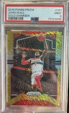 2019 Prizm John Wall Gold Shimmer /10 Wizards #181 Pop 1 PSA 9 Mint 💎 🔥
