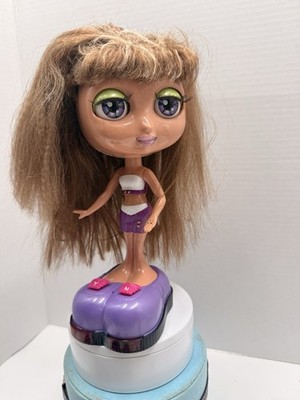 Bratz Styling Head Doll Electronic Salon Toy Works ~ Brown Hair ~ Large 10 