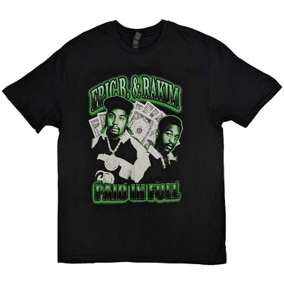 Eric B. & Rakim T-Shirt: Paid In Full OFFICIAL NEU schwarz