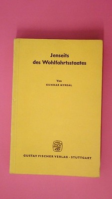 191554 Gunnar Myrdal JENSEITS DES WOHLFAHRTSSTAATES Wirtschaftsplanung in d.
