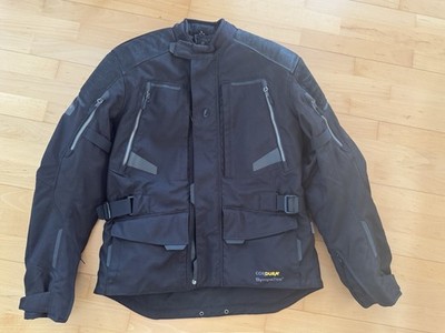 FLM Motorrad Jacke Herren Gr. L  52/54 Touren Textil 4.0 anthrazit Wie Neu