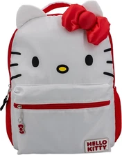 16" Hello Kitty Backpack Girls Bookbag Padded Back Schoolbag With 3D BOW Feature