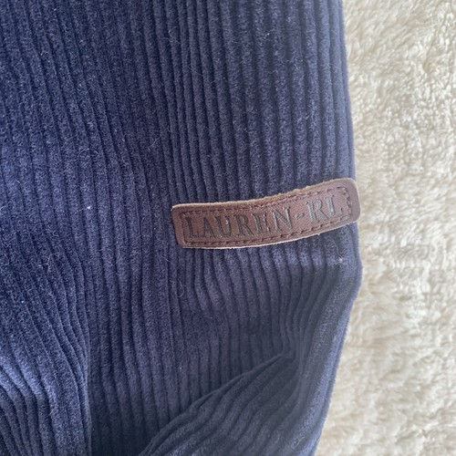 Lauren RALPH LAUREN Petite Small 100% Cotton Navy Blue Corduroy Jacket Womens - Picture 7 of 16