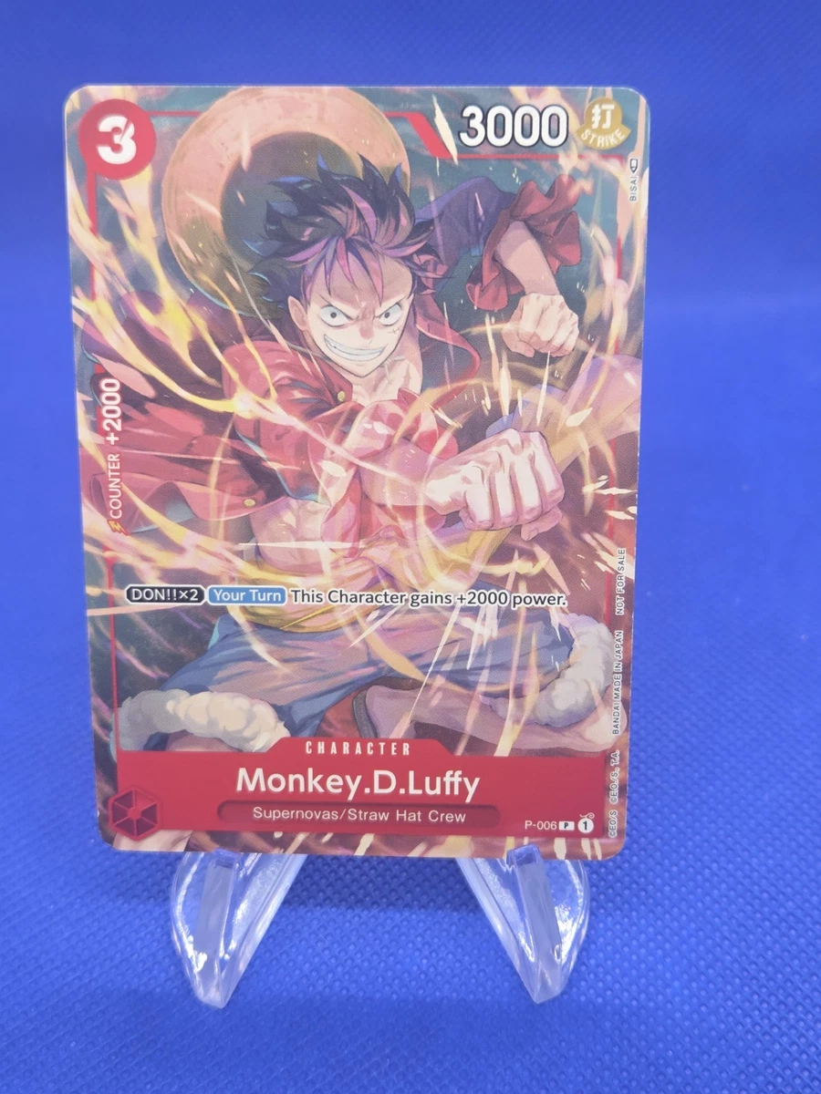 Monkey.D.Luffy-P-006 P-006 One Piece Promotion Cards for sale | eBay