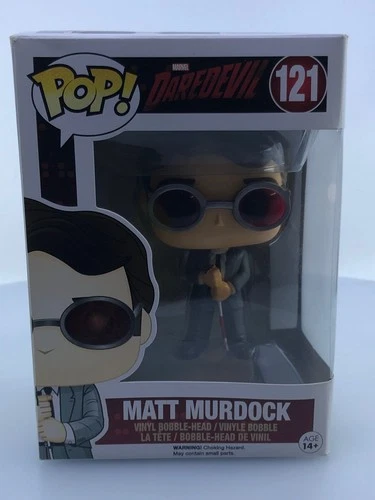 Funko POP! Marvel Daredevil Series Matt Murdock #121 Vinyl Figure NOT MINT