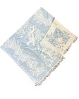 Vintage Fieldcrest Cotton Cupid Baby Blue Cotton Bath Towel With Fringe — photo 2