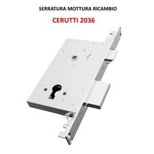 SERRATURA MOTTURA 89B851W000 A CILINDRO EUROPEO RICAMBIO CERUTTI 2036 - Ferrero
