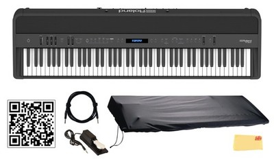 Roland FP-90X 88-Key Digital Piano - Black w/ Sustain Pedal