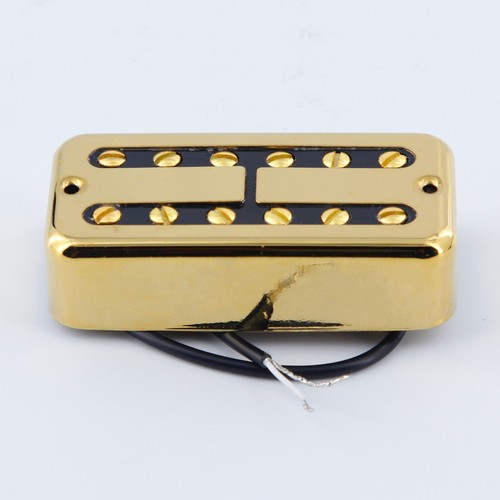 FLEOR Alnico 2 Guitar Gold Humbucker Neck and Bridge Pickup for FT Style Guitar - Picture 6 of 11