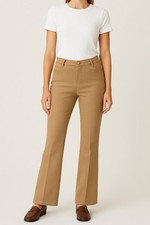 St. John Sport Straight Leg Pants Sz 6 Camel Tan Business Career Old Money