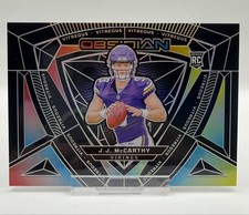 2024 Panini Obsidian - Vitreous J.J. McCarthy #11 (RC)