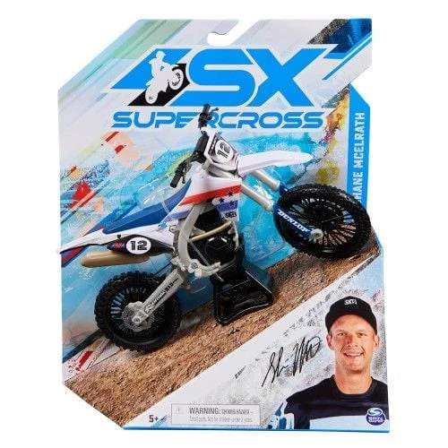 AMA SX Supercross #12 Shane Mcelrath Motorcycle 1:10 Diecast Model