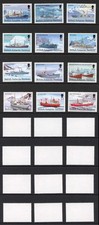 BAT SG218/29 1993 Antarctic Ships Set 12 U/M Cat 60 pounds