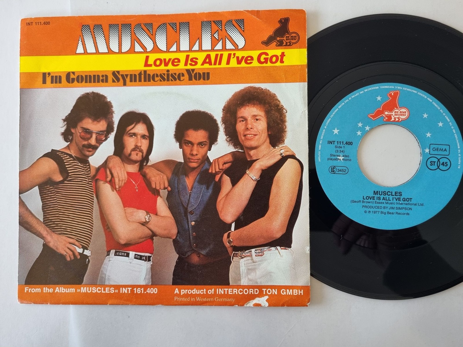 Muscles - Love Is All I've Got 7'' Vinyl Germany