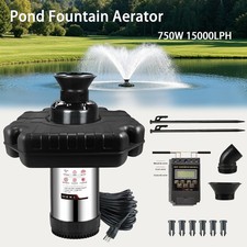 15000GPH Pond Fountain Aerator 750W Pond Fountain 1HP Lake Floating Aerator Pump