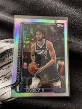 Topps NBA 25-26 Derek Lively II Holo Card (with Protective Sleeves)