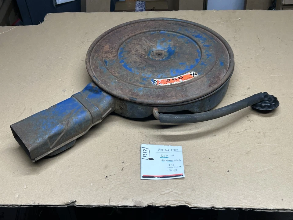 Camión Ford F100 F250 F350 67-72 73-79 - Filtro 360 390 FE AZUL LIMPIADOR DE AIRE V8 Foto 4 de 4