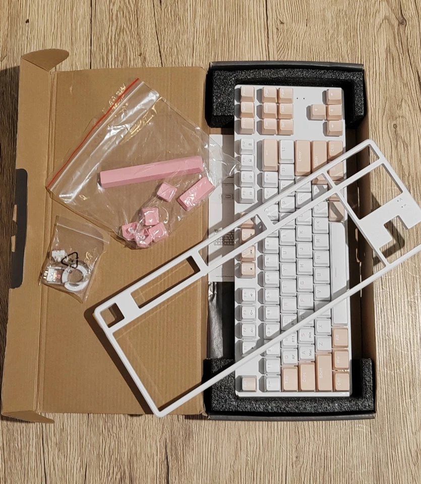 AJAZZ AK871 Wireless Gaming Keyboard 75%, Bluetooth5.0/2.4G Dual Modes, TKL 80% - Image 2 of 4