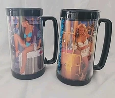 Vintage 1991 SNAP-ON Thermo-Serv Mug* March/April & May/June  Set Of 2