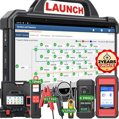 2026 LAUNCH X431 PAD VII PAD 7 OBD2 Diagnosegerät X-PROG3 i-TPMS BST360 VSP600
