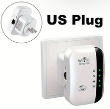 2.4GHz WiFi Repeater, 300Mbps Speed, Coverage Up to 25 Devices