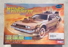 Back To The Future III Time Machine Mark III DeLorean Polar Lights Model Kit New