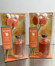 2 - Pier 1 "Sunset Citrus" Reed Diffuser Sets 0.95 fl oz + 5 Mini Rattan Reeds