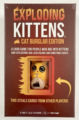 Exploding Kittens Party Game Cat Burglar Edition New, Sealed