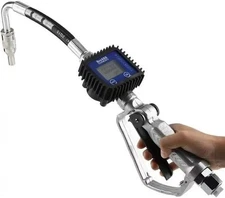 Digital Oil Control Valve Meter Nozzle Pneumatic Oil Gun with 1/2in NPT Inlet