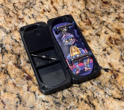 34mm fingerboard case, quality and holds extra tools, trucks, and bolts